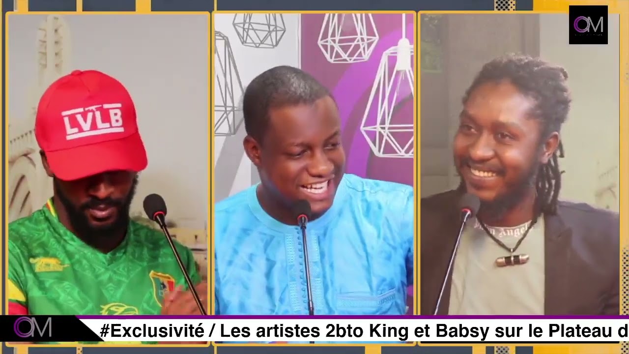 OM TV : #Exclusivité  / Les artistes 2bto King et Babsy sur le Plateau de Thierno Décrypte