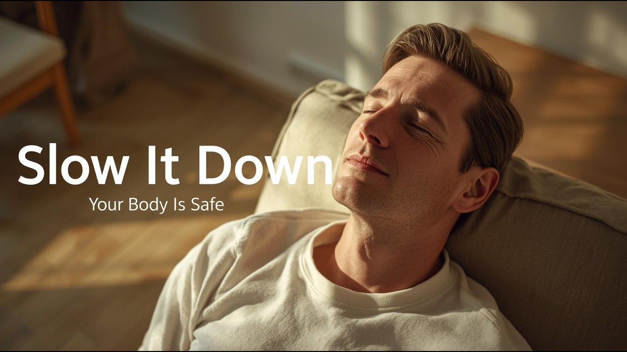 Slow It Down 🌿 | A Gentle Grounding Message for Calm & Safety #nervoussystem