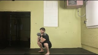 How to do a Double Dumbbell Front Squat