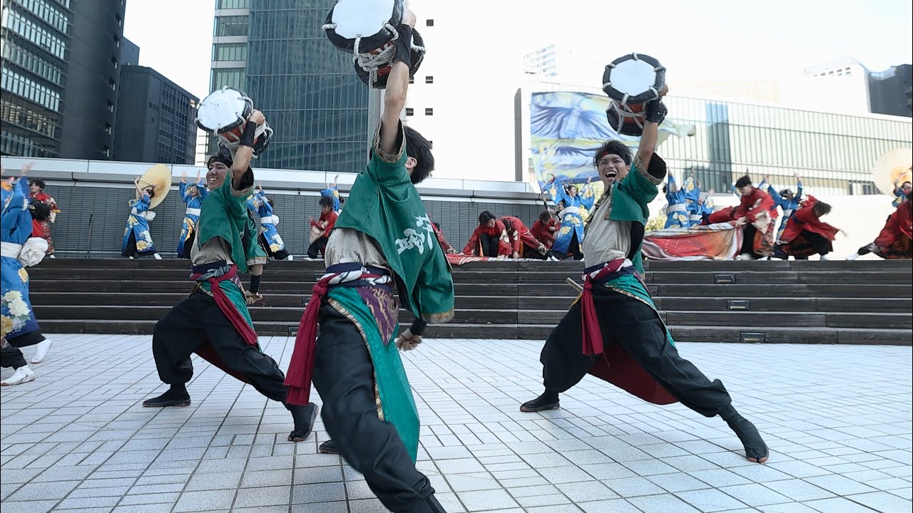 夜宵っ！熱気を感じろとか言って39度もあった どまつり2025 にっぽんど真ん中祭り よさこい 名古屋駅前JRタワーズガーデン会場