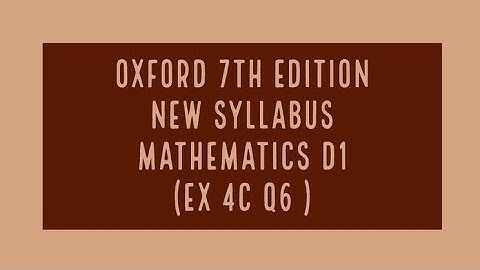Basic algebra and algebraic manipulation Ex 4c Q6(a-f) NSM1 (D1)|Study Room
