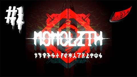 InkEyes Plays: Monolith - #1 I HIGHLY Recommend it (Procedural Roguelite Shmup Bullet Hell)