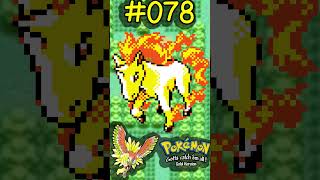 Pokemon Gold Sprites - #078 Rapidash!