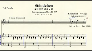 3-39 Ständchen 세레나데 Schubert 슈베르트 Schwanengesang No.4 백조의 노래 Original D minor 라단조