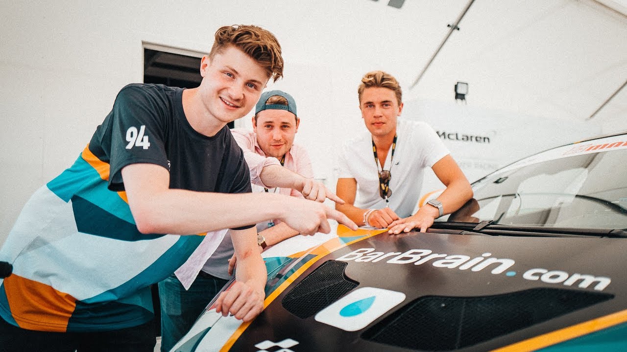 Rennwochenende mit Felix | Gewinnspiel BarBrain | McLaren Team GT