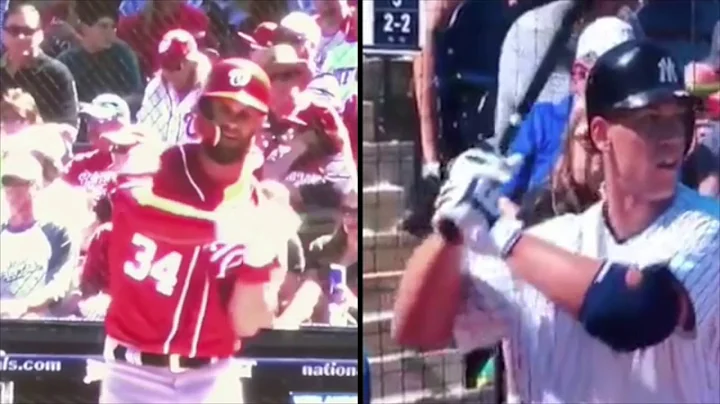 Bryce Harper and Aaron Judge Feels