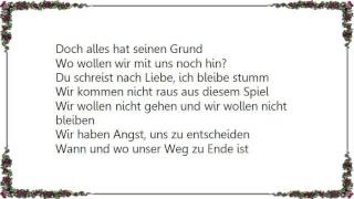 Die Toten Hosen - Alles Hat Seinen Grund Lyrics