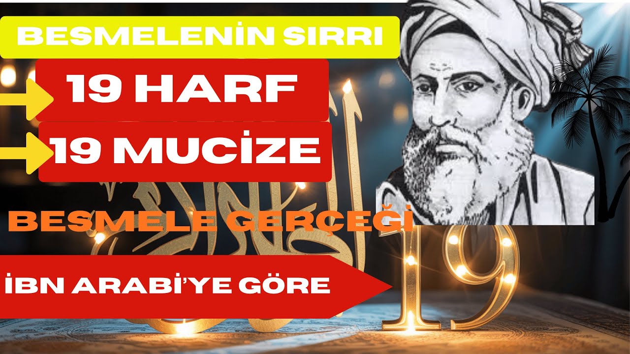 HER GÜN BESMELE ÇEKİYORSUNUZ AMA...İbn Arabi'den Şok Eden Gerçek!