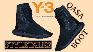 y3 qasa high boot