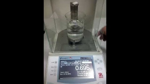 Matrix Polymers - Part Density checking