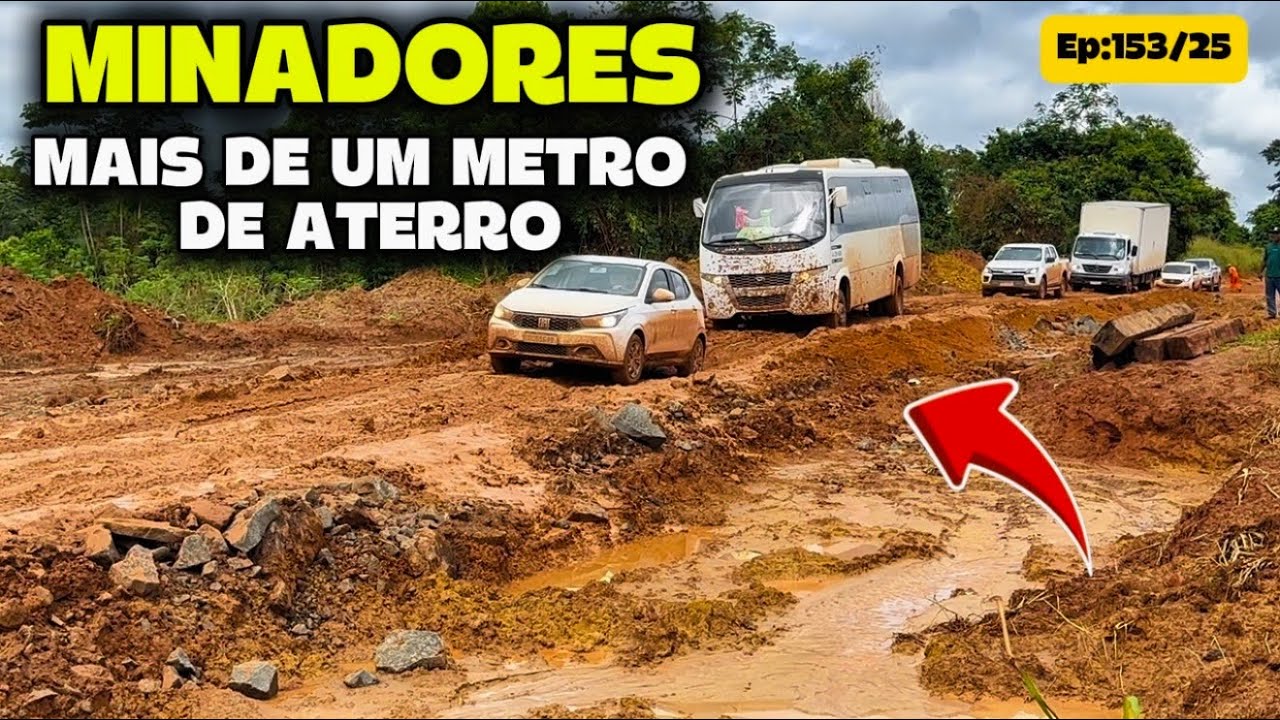 JÁ PASSA DE UM METRO DE ATERRO NO MINADOR