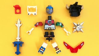 Lego Robot VOLTRON: Legendary Defender |   Lion Force Voltron Minifigures | Unofficial Lego 