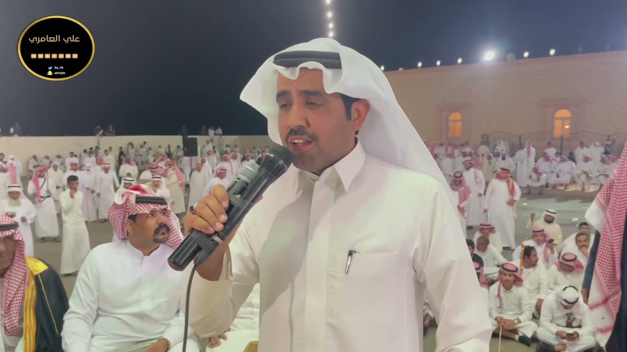 محاورة نارية صالح بن عزيز و علي الحلافي عايض بن نايف و بندر الاحمري (حفل نمرة) 23/4/1443