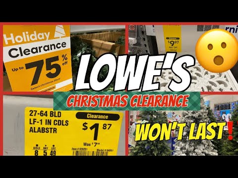 LOWE’S 75% OFF