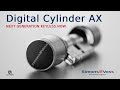 Digital cylinder ax  next generation keyless now der schliezylinder der zukunft