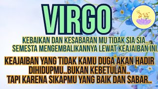 ZODIAK VIRGO - BERSYUKURLAH..KEAJAIBAN INI HADIR KARNA KEBAIKAN \u0026 KESABARANMU#tarot#zodiak#virgo 