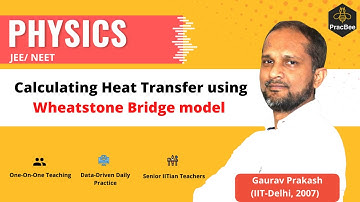 Calculate Heat Transfer using Wheatstone Bridge with Gaurav Prakash (IIT Delhi),JEE/NEET Physics