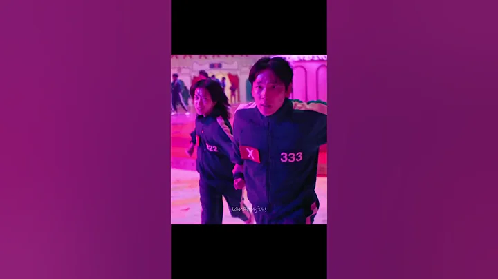 When all else faded, he was still there 💔🦋 Player 222 & 333 love story #shorts #squidgame