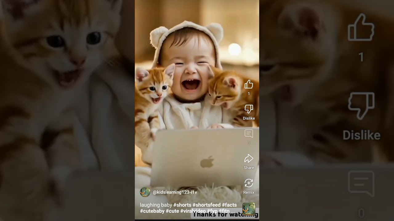 baby pad video smile