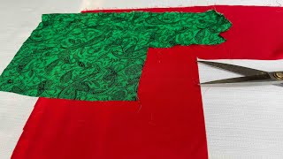 Very nice and very simple \/ After watching this video, you will not throw away the leftover fabric