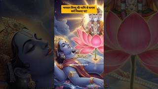 भगवान विष्णु की नाभि से कमल क्यों निकला था?#vishnu#sanatandharma#shorts