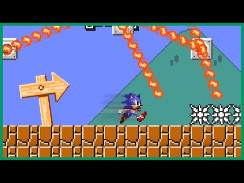 If Sonic Was in Super Mario Maker 2!