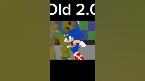 Old vs New comparison(which one is better?) #fpyシ #edit #animation #sticknodes  #shorts #sonic #fnaf