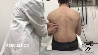 Pulmonary Exam - Percussion
