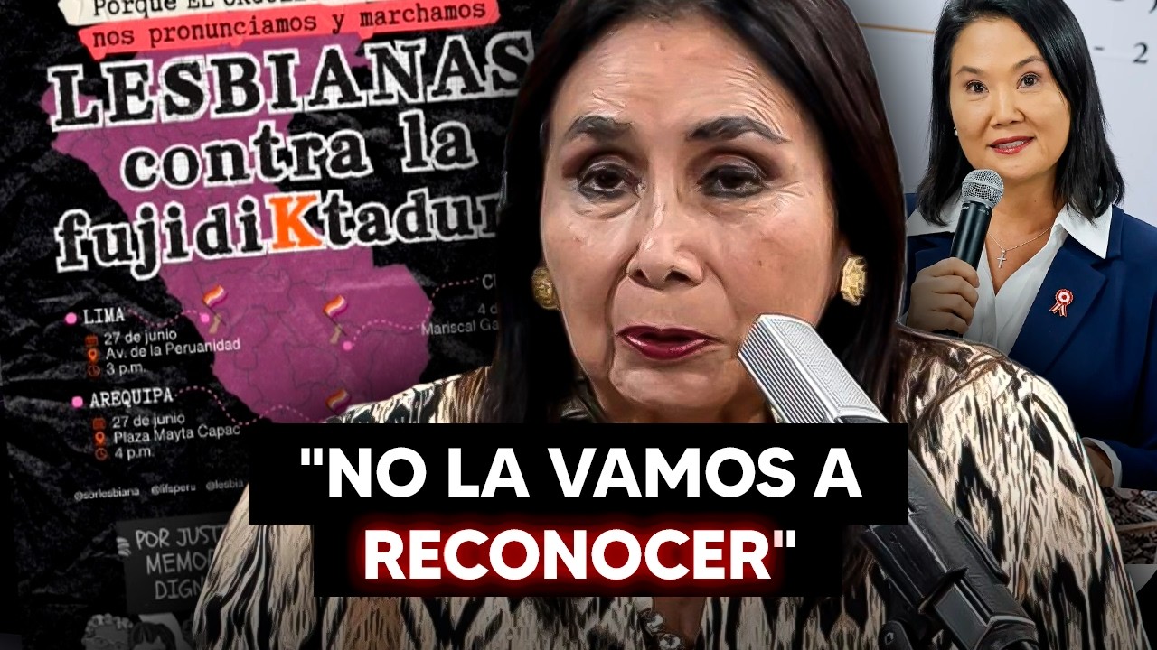¡LAS FEMINISTAS GUARDAN SILENCIO! AÍDA GARCÍA-NARANJO NO RECONOCE A KEIKO FUJIMORI