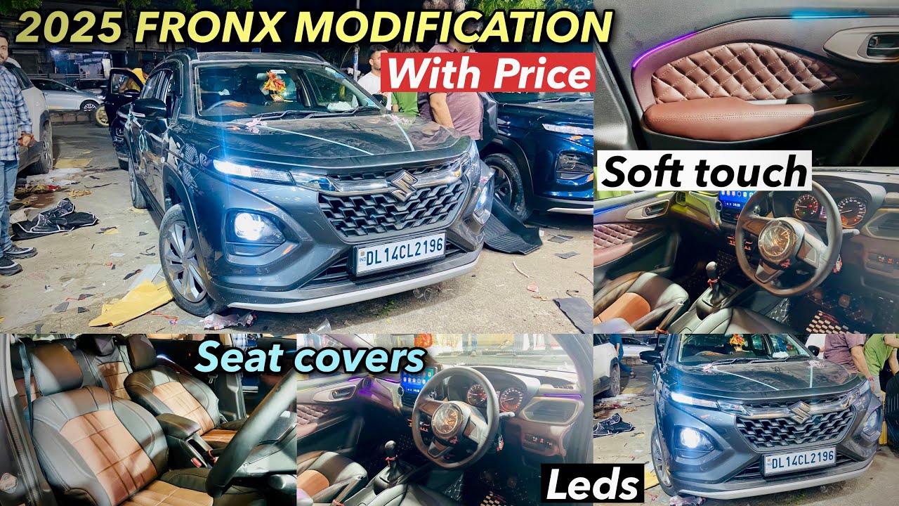 2025 MARUTI SUZUKI FRONX MODIFIED WITH PRICE | FRONX MODIFICATIONS