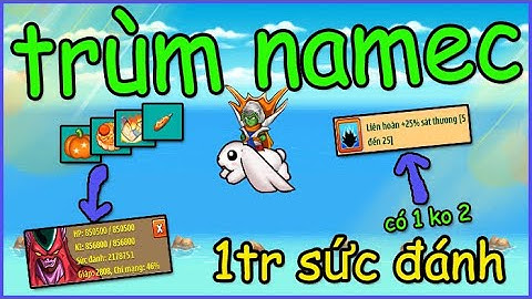 Ngọc Rồng Online : Ngày halloween hóa thân thành trùm namec gần 1tr sức đánh, nội tại liên hoàn 25%