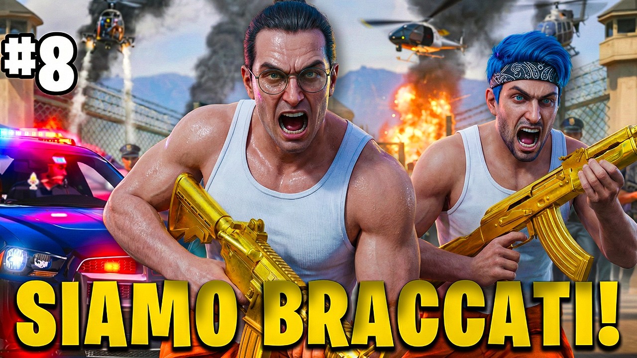 😱 FELICE E TEKTEK FUGA DAL CARCERE SU GTA5 RP🔥