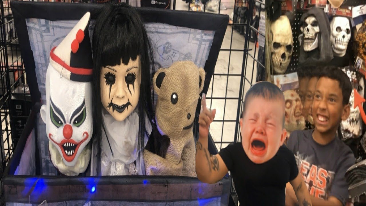 HALLOWEEN SHOPPING (Curious JC and Big Bro Vlog) YouTube