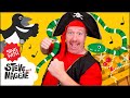 Pirate adventure song for kids with steve and maggie  songs for kids  sing with steve and maggie