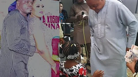 Sola Kosoko's Daughter Came Out To Dance With Her Grandfather Jide Kosoko &Snaps With Her Husband