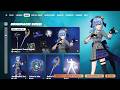 Fortnite NEW Hoshimachi Suisei Skin, Emote and All Cosmetics Showcase