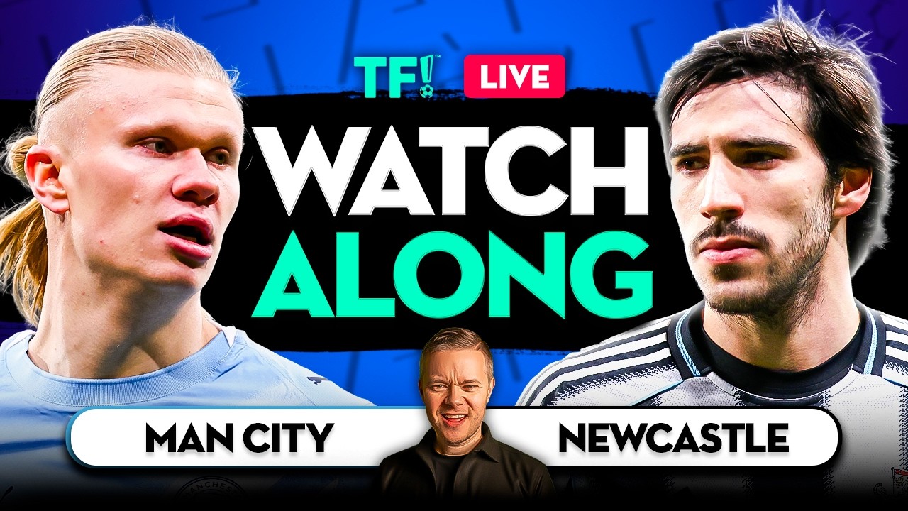 Man City vs Newcastle watchalong 유튜브 썸네일