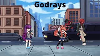 [FNF requested by Zero] Yuri and Monika sing godrays (Playable)