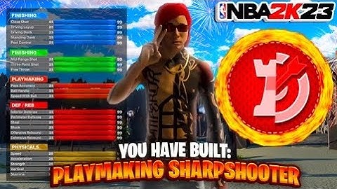 I REMADE THE GOD TIER PLAY SHARP BUILD FROM 2K19!!!!! ( BEST PLAYMAKING SHARPSHOOTER BUILD IN 2K23)