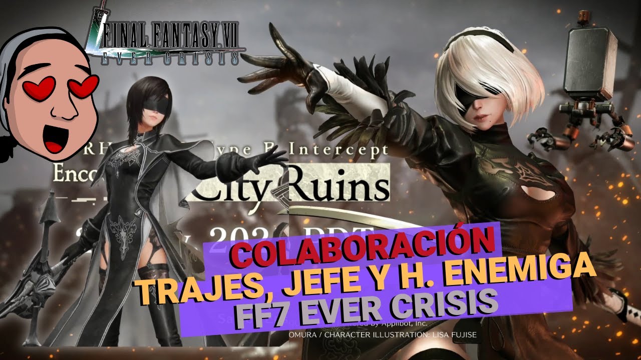 FF7 Ever Crisis - Nier Collaboration! First Outfits, Boss 2B & Enemy Hero