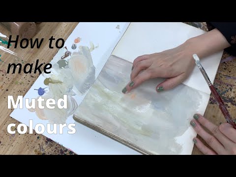 How to make muted colours    