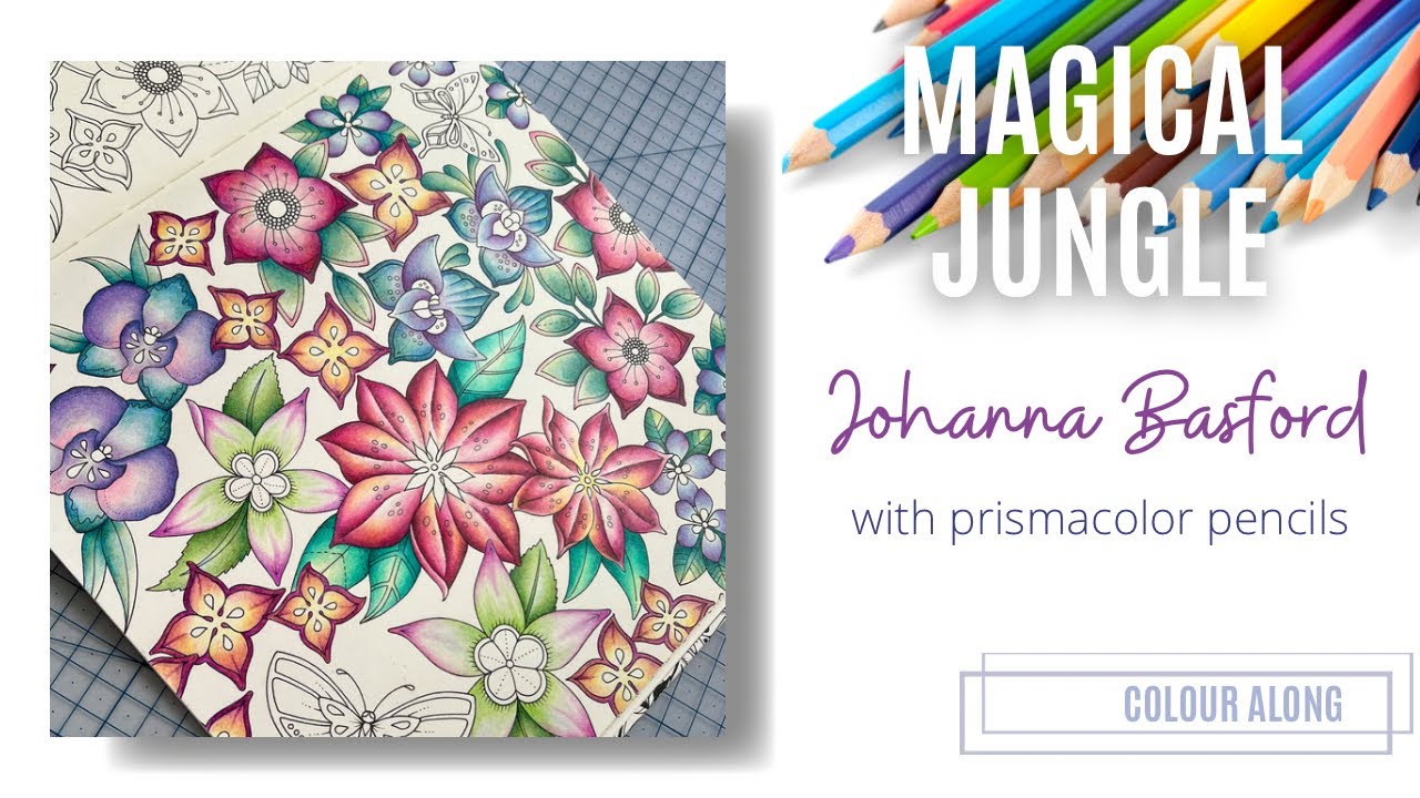 Johanna Basford Magical Jungle Review & Copic Colouring Video - Marker Geek