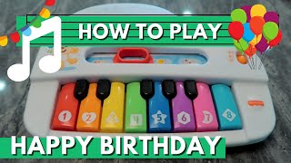 How To Play "Happy Birthday" on a Toy Piano - Quick & Easy screenshot 1