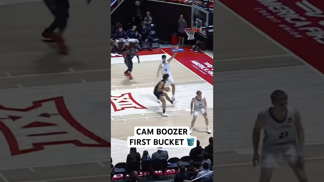 Cam Boozer gets his first summer league bucket 🪣