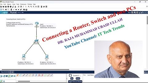 Connecting Router, Switch & Two PCs | Configuration | IT Tech Trends | Dr. Raja Muhammad Ubaid Ullah