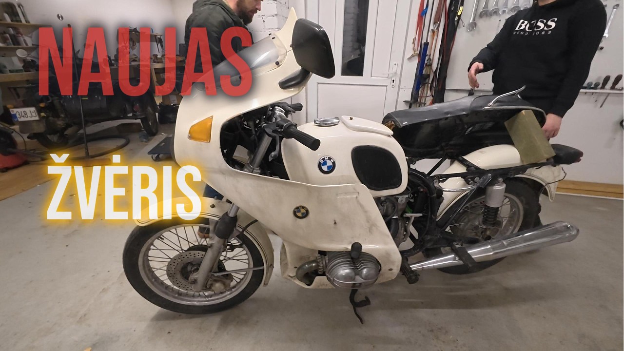 NAUJAS PIRKINYS: Luko 1977 m. BMW! 🏍️