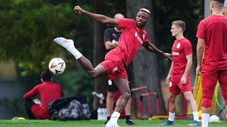 Galatasaray-paok maçının son antremanını tamamladı- Galatasaray- paok maçı yarın saat 22 de