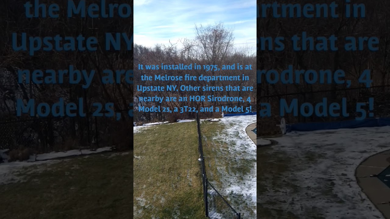 Melrose Thunderbolt 1000T heard from 6.6 MILES AWAY!! Melrose-Troy N.Y.