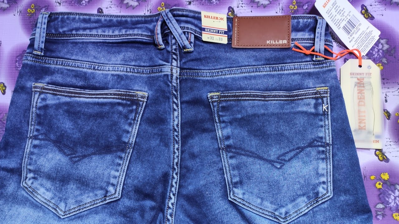 KILLER Jeans skinny blue for men unboxing YouTube