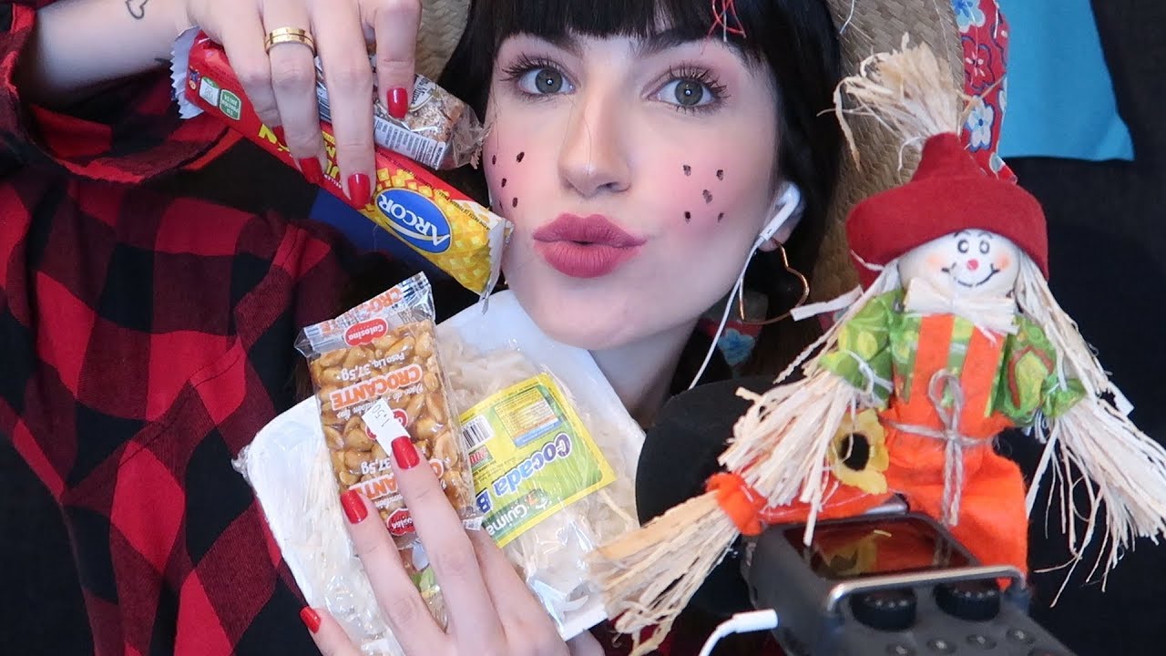 ASMR - PROVANDO DOCES DE FESTA JUNINA!